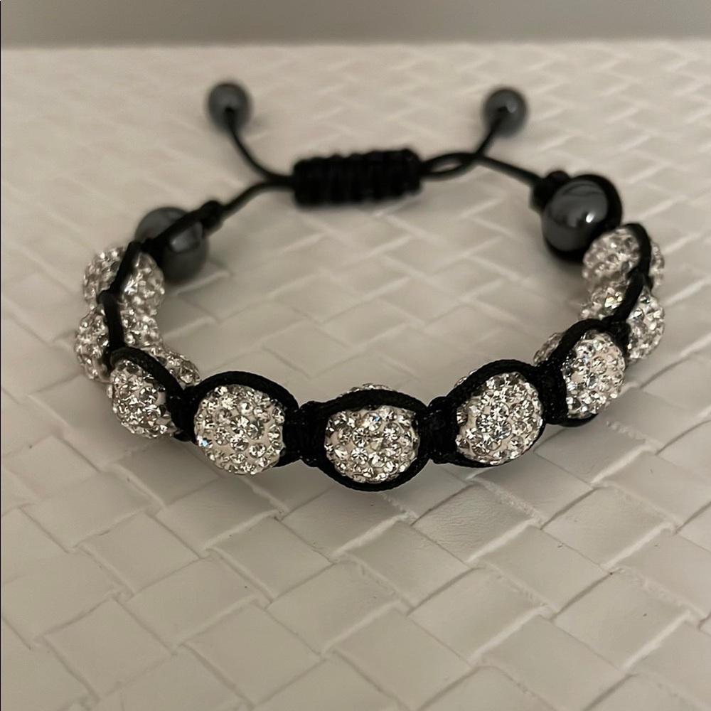 Elegant Silver Beaded Bracelet